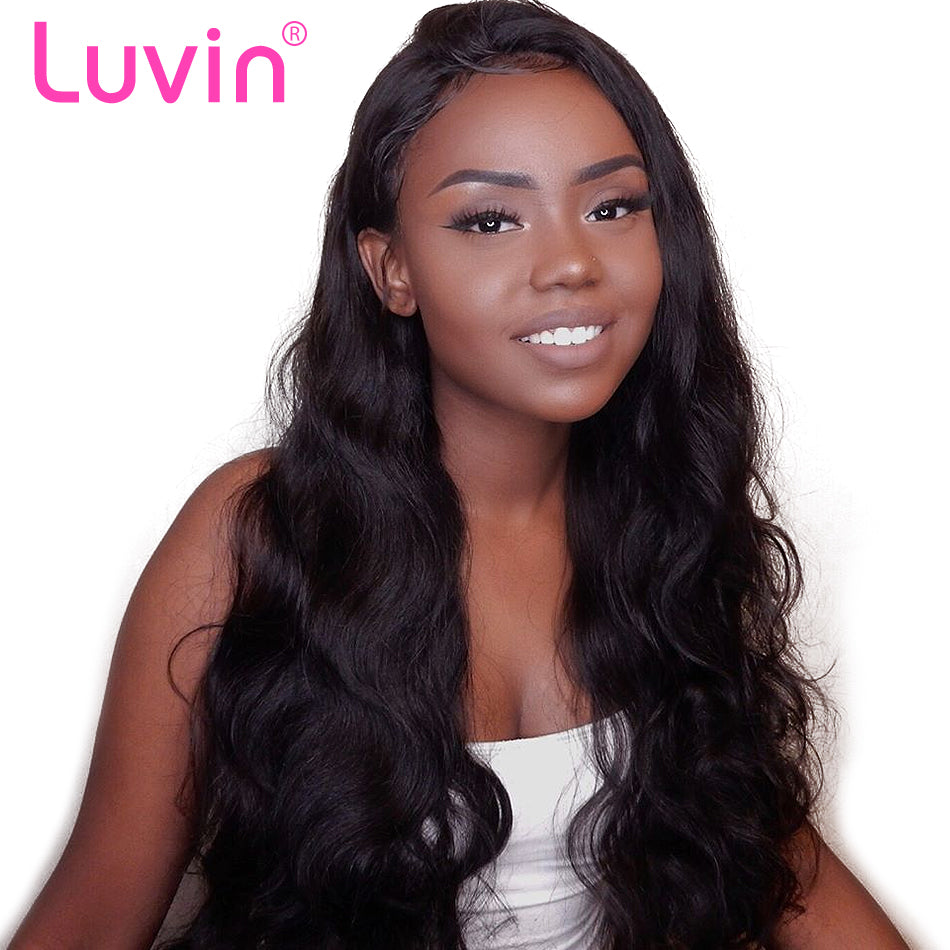360 Lace Frontal Wigs For Women Black Pre Plucked With Baby Hair Peruvian Wavy Human Hair 26 inch Long Lace Front Wig