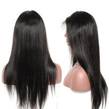 Load image into Gallery viewer, Straight Wave 360 Lace Frontal Wig Pre Plucked With Baby 180% Density Brazilian Lace Front Human Hair Wigs Prosa Remy
