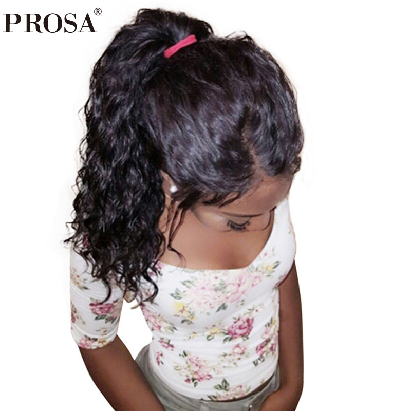 Loose Wave 360 Lace Frontal Wig Pre Plucked With Baby Hair 180% Density Brazilian Lace Front Human Hair Wigs Prosa Remy
