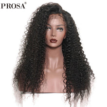 Load image into Gallery viewer, 360 Lace Frontal Wig Pre Plucked With Baby Hair 180% Density Brazilian Lace Front Human Hair Wigs For Women Prosa Remy
