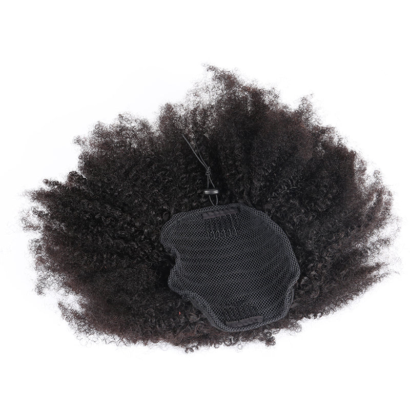 4B 4C Afro Kinky Curly Ponytails Extensions Brazilian Clip In Human Hair Ponytails Natural Hair Prosa Hair Products Remy