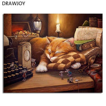 Load image into Gallery viewer, DRAWJOY Framed Pictures DIY Painting By Numbers Home Decor Oil Painting On Canvas  Wall Art For Living Room 40*50cm
