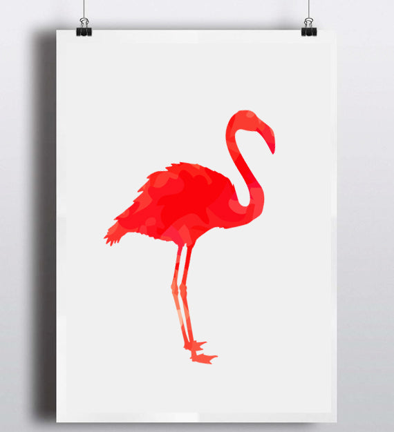 Vintage Flamingo Canvas Art Print Painting Poster, Wall Pictures For Home Decoration wall art decor,FA240-4