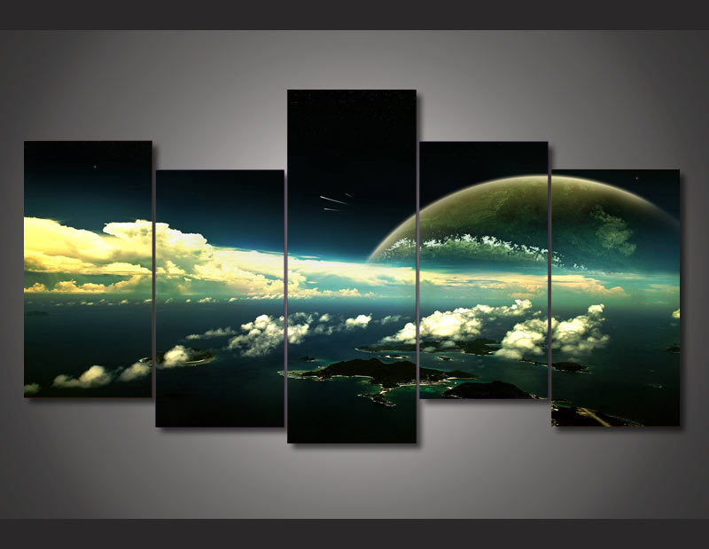 HD Printed Universe scenery picture Painting wall art room decor print poster picture canvas Free shipping/ny-1271