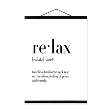 Load image into Gallery viewer, Modern Typography Life Quotes Wooden Framed Poster Nordic Living Room Wall Art Print Picture Home Decor Canvas Painting No Frame
