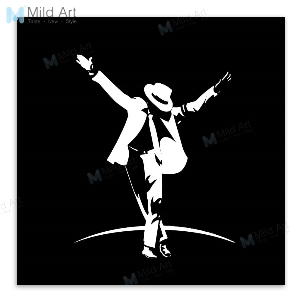 Black White Michael Jackson Pop Music Superstar Wooden Framed Posters Boy Room Wall Art Picture Bar Decor Canvas Painting Scroll
