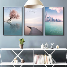 Load image into Gallery viewer, Nordic Decoration Home Wall Art Picture Minimalist Romantic Sea Landscape Posters
