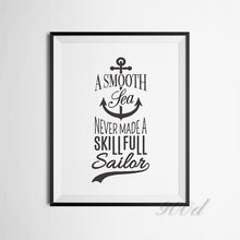 Load image into Gallery viewer, Anchor Inspiration Quote Canvas Art Print Poster, Wall Pictures for Home Decoration, Frame not include FA322
