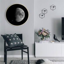 Load image into Gallery viewer, Star Moon Earth Nordic Canvas Painting Home Decor Wall Art Prints Posters Photography Black and White Picture for Living Room
