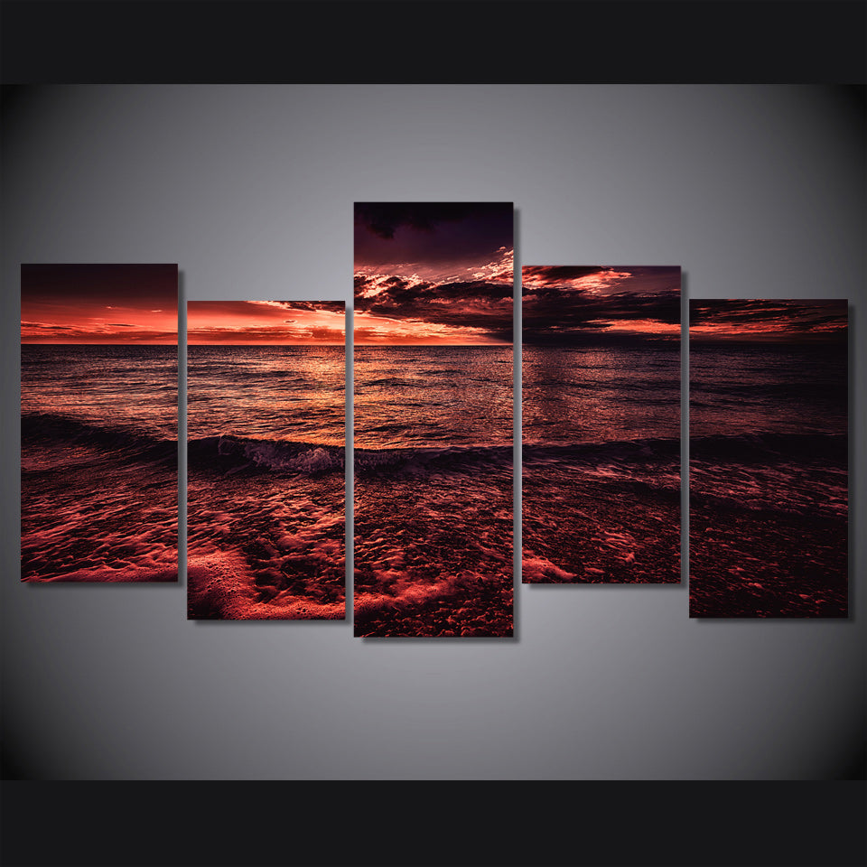 HD Printed sea sunset surf horizon Painting on canvas room decoration print poster picture canvas Free shipping/ny-4564